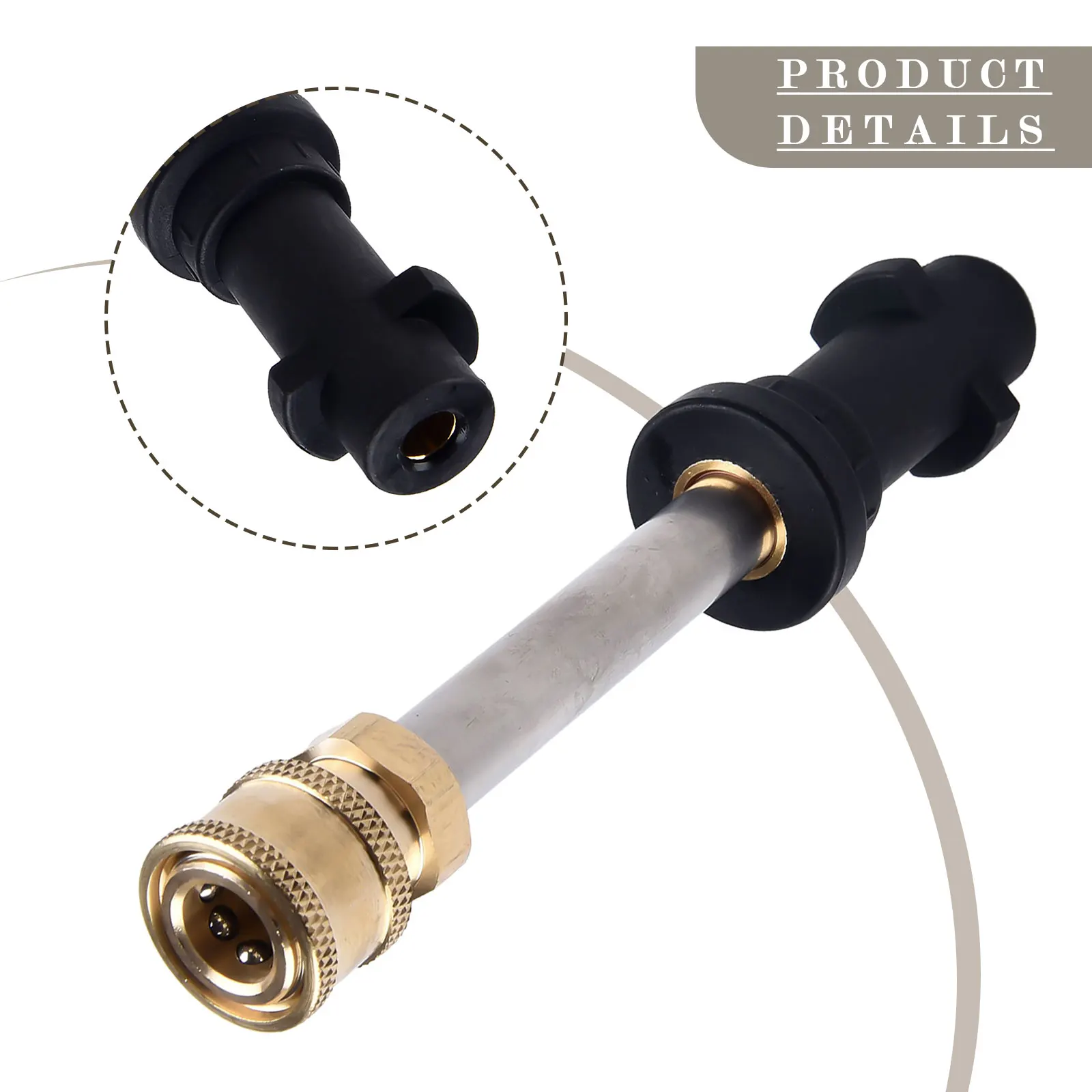 

Pressure Washer Adapter Replacement Tool Fitting For Karcher K2-K7 Part Quick Connect 1/4in Accessory Assembly