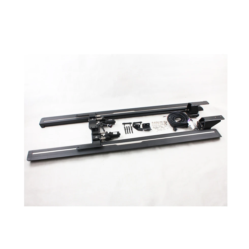 

SUV Power Side Step Electric Running Board Aluminum Plastic Black For Discovery 4 2010+ Maiker Car Offroad