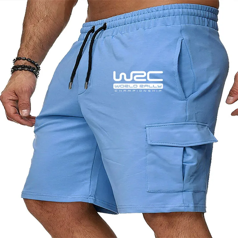 

3XL Fitness running sports shorts World Rally Championship print Men Summer Sports Bottoms Thin Breathable Beach Short Pants