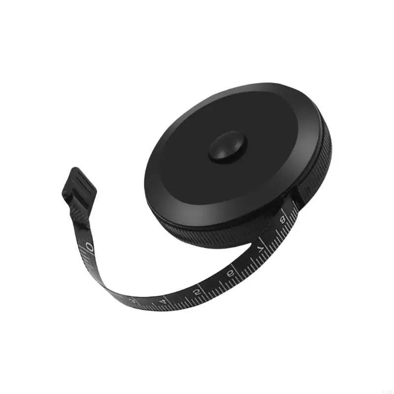 Измерительная лента для тела Мягкая рулетка Выдвижная лента с двойной шкалой Портновская линейка Мини-рулетка Измерительная 150