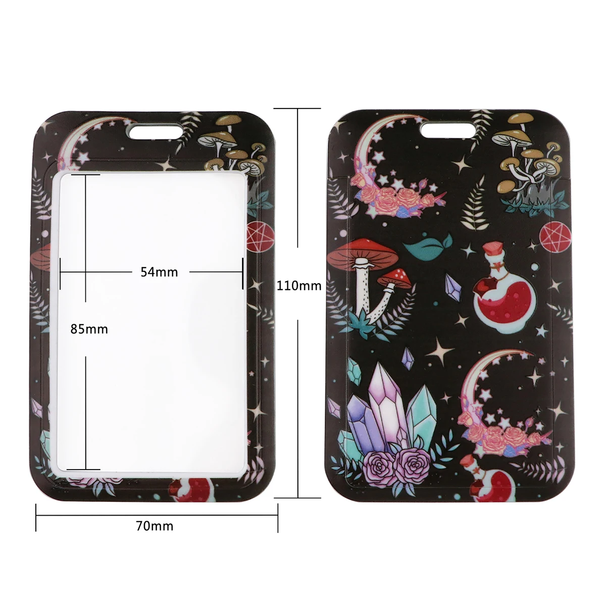 Fantasy Flower Series Neck Strap Lanyards Keychain Badge Holder ID Card Pass Hang Rope Lariat Lanyard for Key Rings Accessories