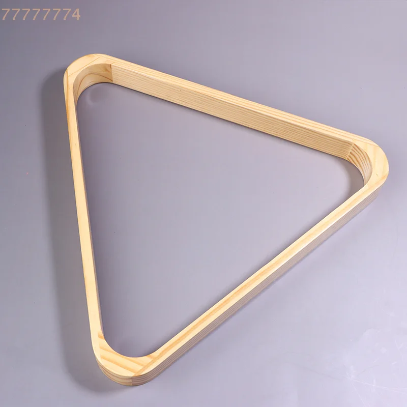 

Sports Wooden Billiard Ball Rack Billiards Balls Frame Table Top Tripod Games Balls Holders Triangle Racks Cue Pool Organizer