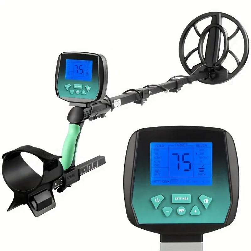 MD710B Metal Detector Waterproof Coil Underground Depth Scanning Gold Silver Coins Finder Treasure Detecting Pinpointer