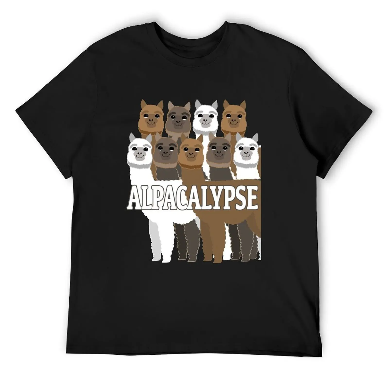 Alpacalypse Cute Peru Alpaca Lovers Pun T-Shirt anime tshirt vintage designer t shirt men