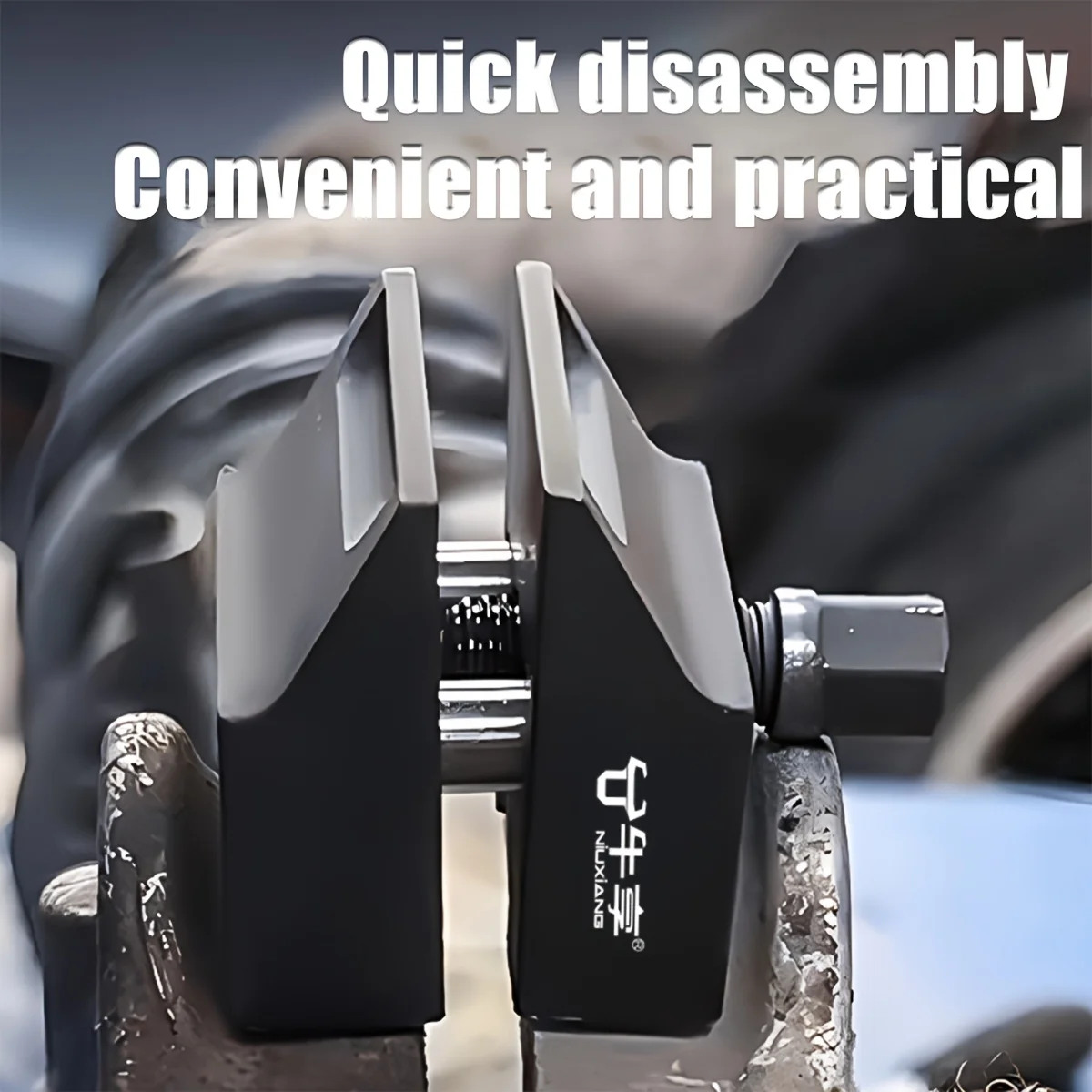 Universal Suspension Strut Split Hub Steering Knuckle Spreader Tool Shock Absorber Strut Remover Tool for Automotive Repair