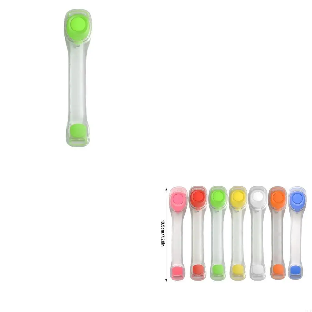  LED Light Bracelets Warning Wristband LED Armband for Running Walking Enduring