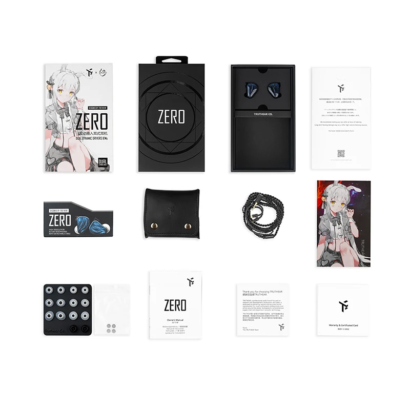 TRUTHEAR X Crinacle ZERO Earphone Dual Dynamic Drivers IEMs with