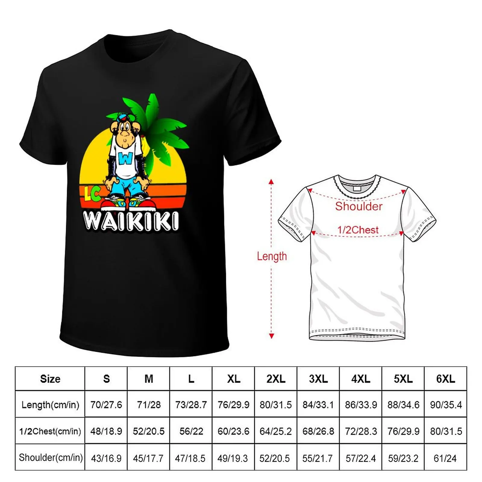 Waikiki, friends T-Shirt Trendy Pattern T-Shirt for Men
