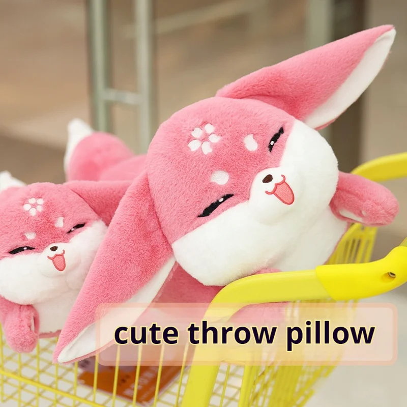 Genshin Impact Yae Miko Game Anime Peripheral Cartoon Plush Doll Cute toy Little Fox Pillow Super Soft throw pillow BirthdayGift