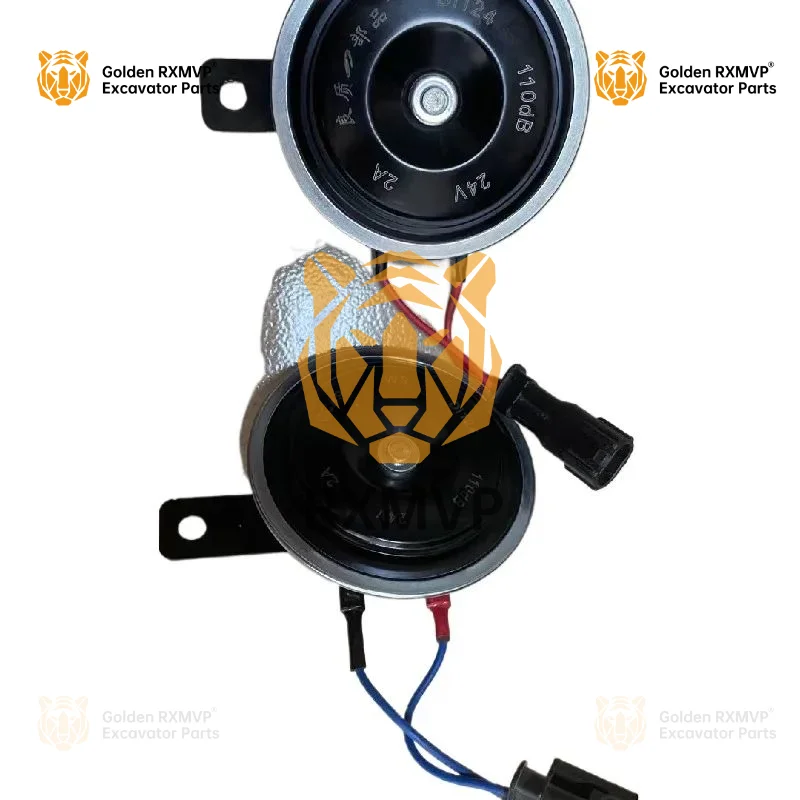 For Hitachi ZAX200 ZAX210 ZAX250 ZAX360-5G dual line speaker high and low frequency speaker excavator accessories