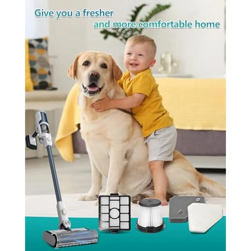 ABUD-HEPA FilterสําหรับShark BU3523 Cleanน้ําหนักเบาไร้สายและBU3521 CleanและEmptyไร้สายStick