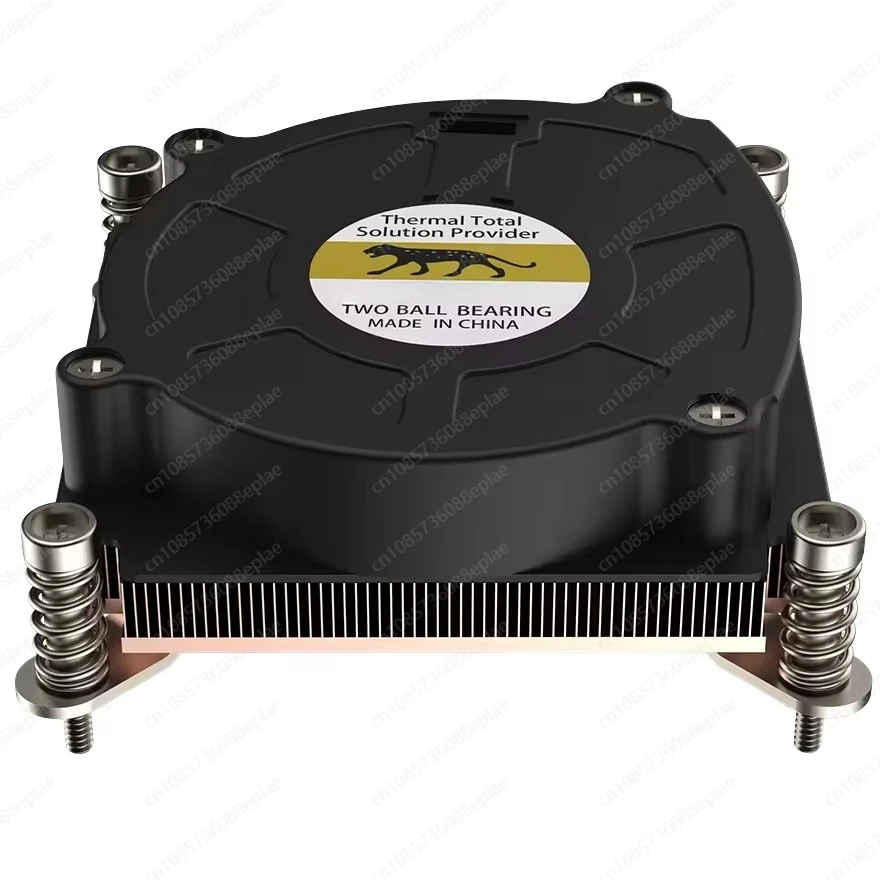 1U Server CPU Cooler Fan - 4PIN PWM 3000RPM High Speed Cooling Fan for LGA 115X/2011 Workstation & Cabinet