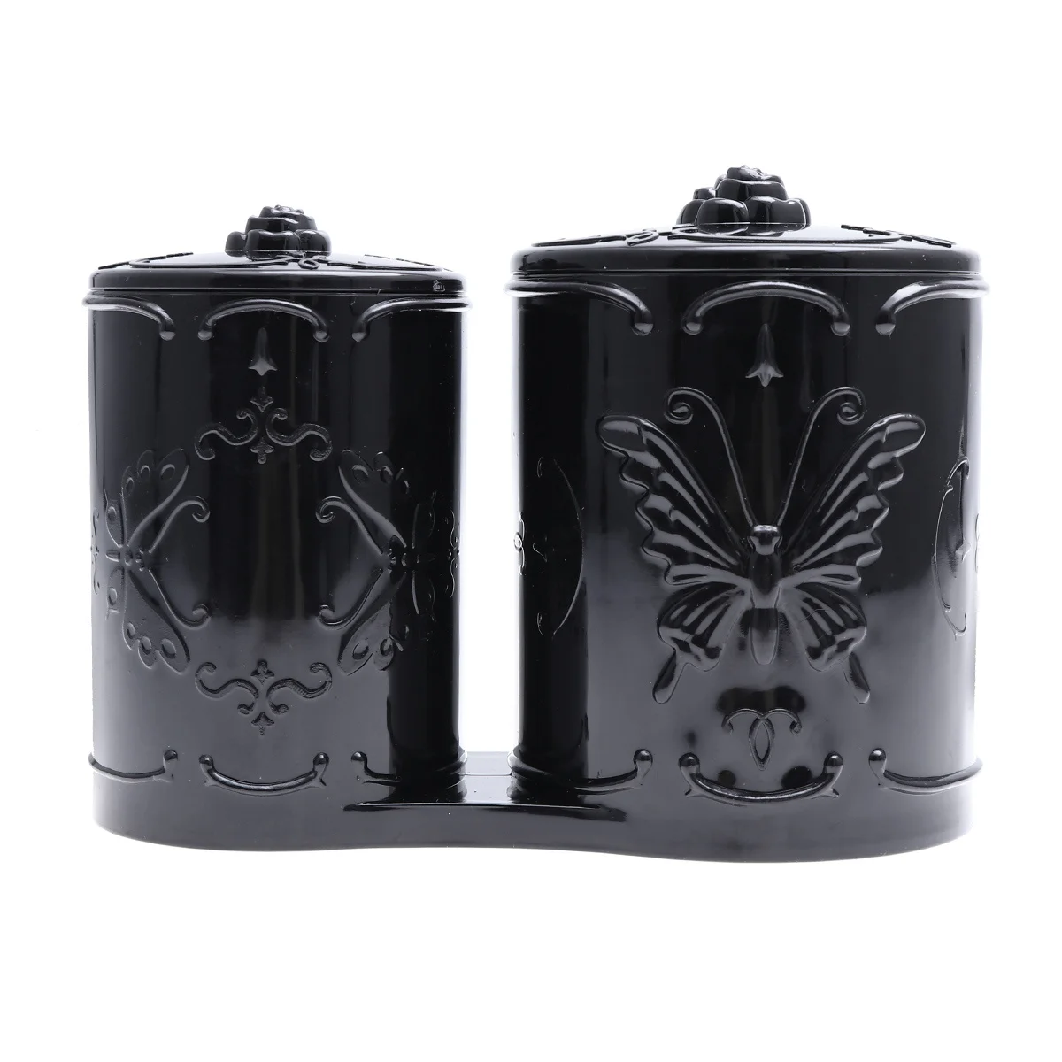 

Makeup Cotton Storage Box Transparent Acrylic Round Organizer With Lids For Cotton Balls Swabs Brushes Pencils Dustproof