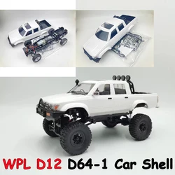 WPL D12 Metal Differential 4×4 Chassis Remote Control Car DIY Retrofitting WL01 D32 D64-1 C64 Car Shell