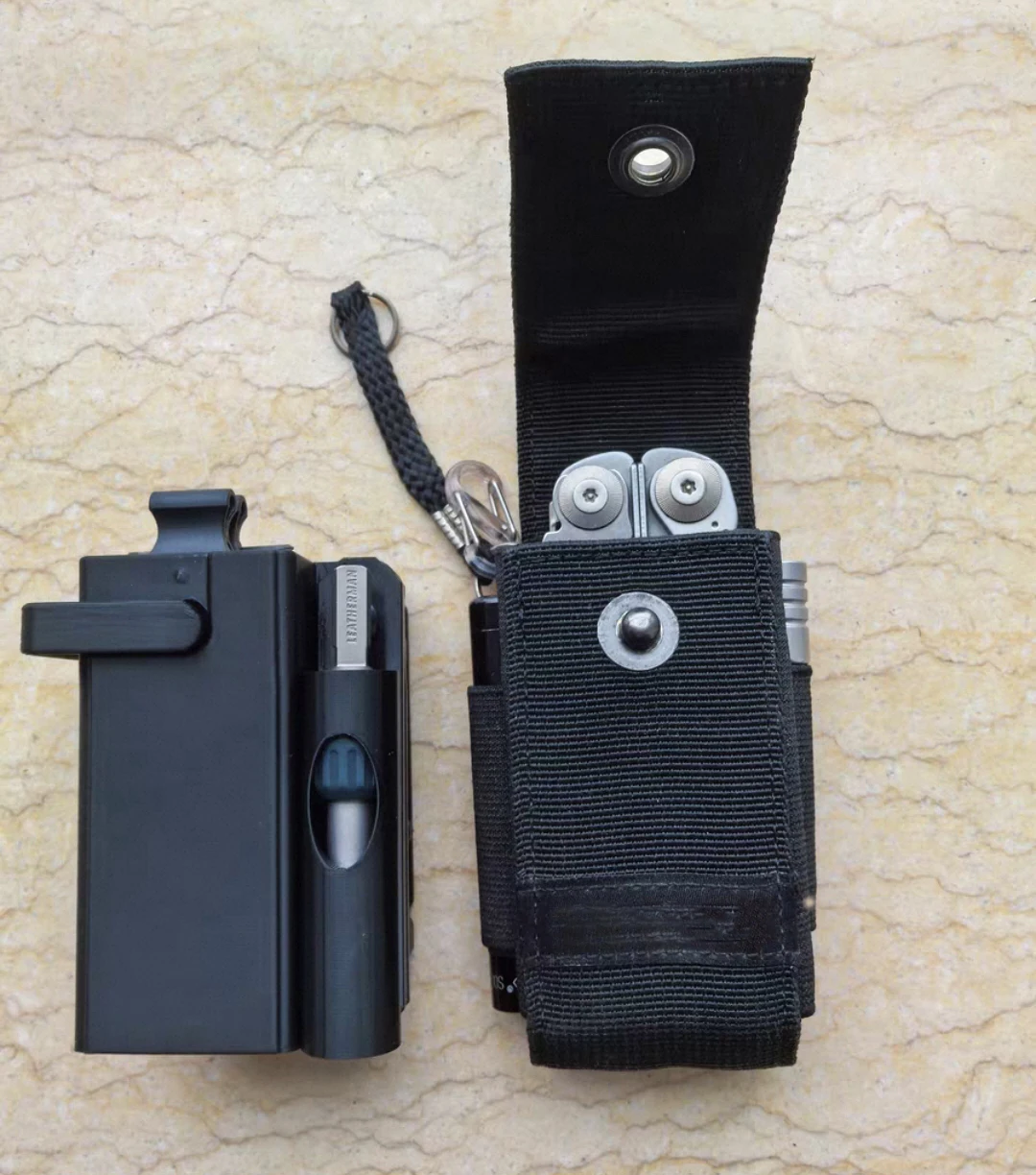  3D Printed ABS Bit Quick Draw Holder For Leatherman ARC Wave Surge TTI Plus MUT Multi-Tool Bit Storage Case 