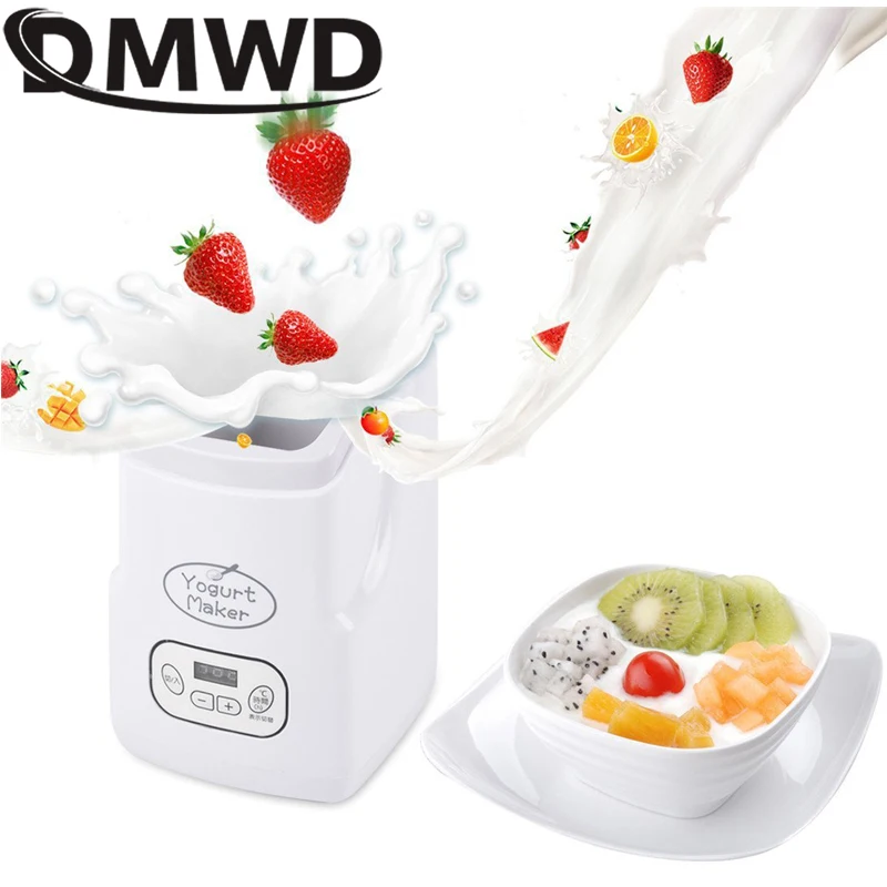 110V Automatic Electric Yogurt Maker Temperature control with timer Multifunctional Leben Rice Wine Natto Caspian yogurt Machine