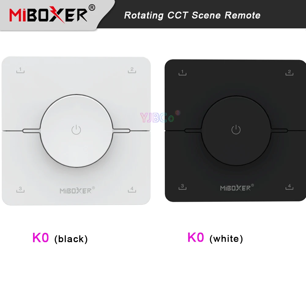 Miboxer K0 Rotating Wheel CCT Scene Remote Adjust Color Temperature Brightness Dimming LED Controller For 2.4G CCT LED Lamp