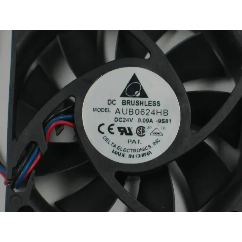

Delta Electronics AUB0624HB 9S81 DC 24 В 0,09 А 60X60X15 мм Охлаждающий вентилятор для сервера