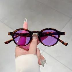 Fashion Vintage Hip Hop Round Sunglasses Women For Men Steampunk Luxury Brand Designer Round  UV400 Sun Glasses Popular Eyeglass