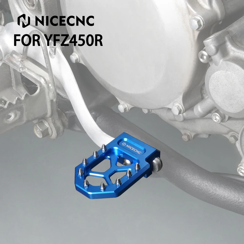 คันเบรคสำหรับ YFZ450R ที่เหยียบที่เหยียบตัวขยายสำหรับ YFZ450R ยามาฮ่า2009-2023 YFZ450 2017 YFZ450X 450อุปกรณ์เสริม yfz