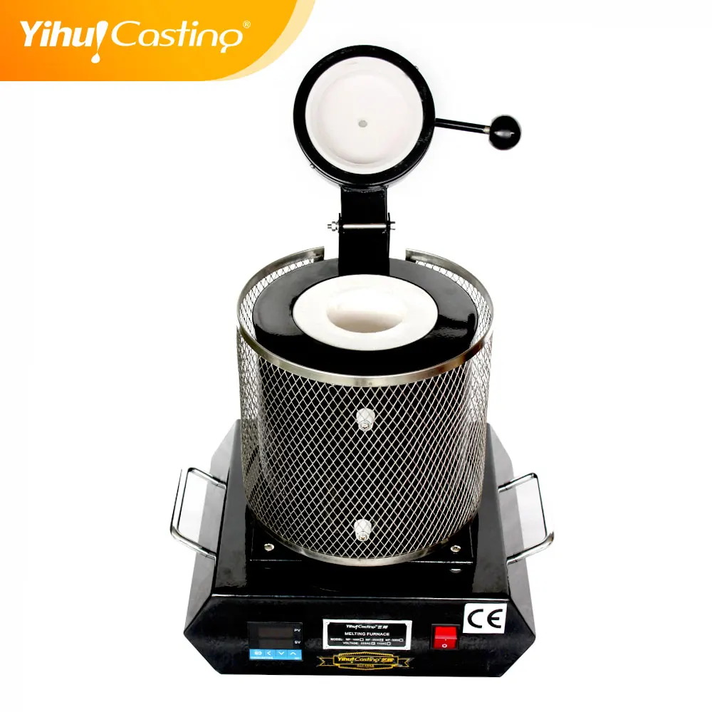2050W High Temperature Resistant Synthetic Materials Induction Melting Furnace Yihui Brand 220V Easy Operate Seller alibaba