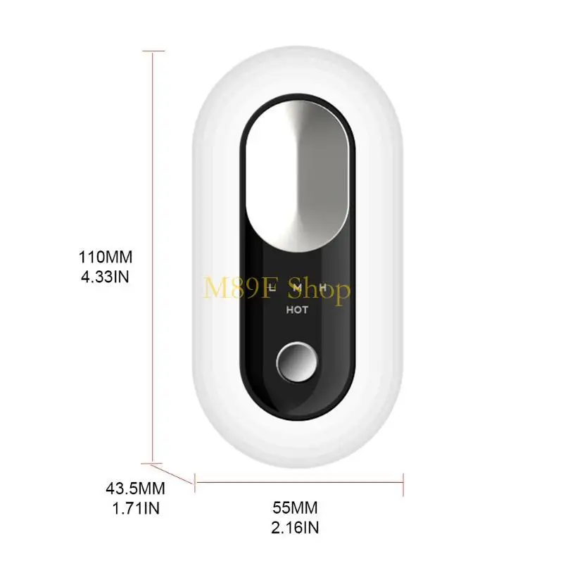 M89F Mini Microcrystalline Peeling SUCKING Face Clean Care Machine Massage Massage Vacuüm Acne Remover Pore Cleaner