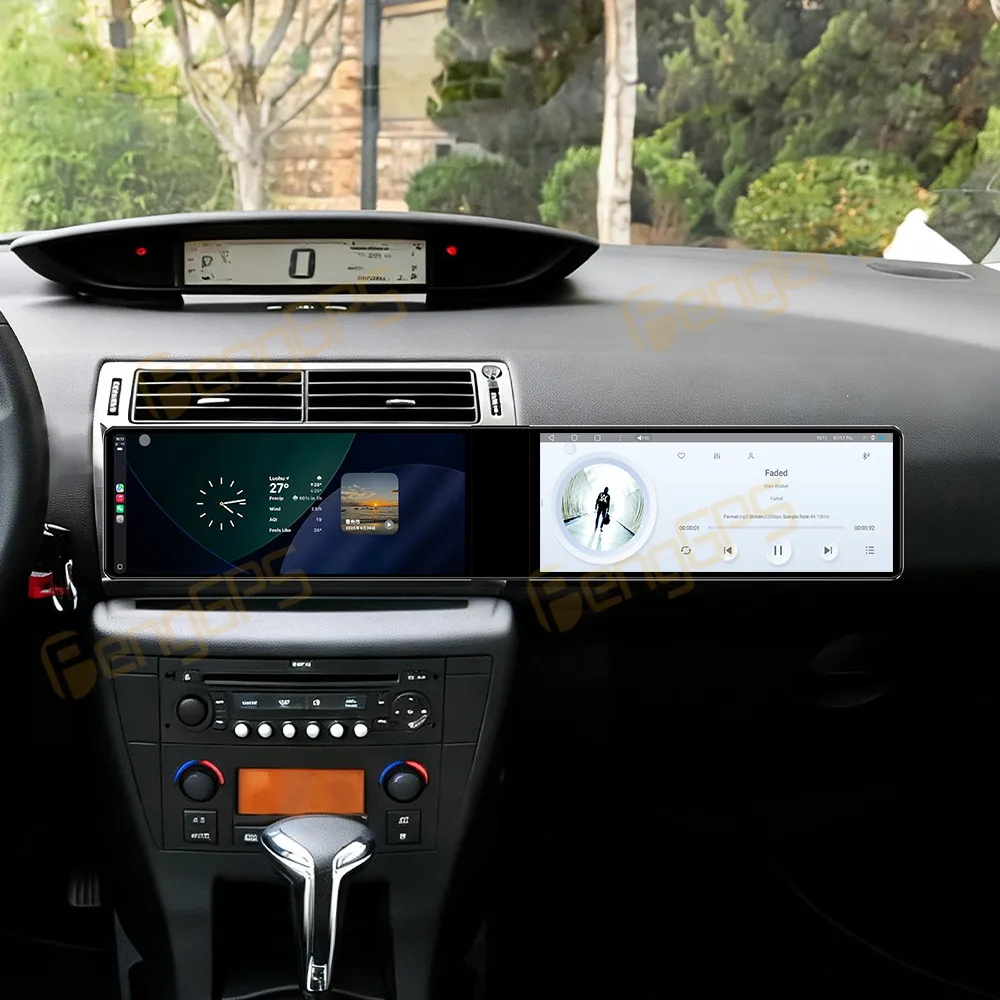 Car Accessories Radio For Citroen C4 2004-2009 Android Auto GPS Navigation Multimedia Stereo Receiver Head Unit Offline Maps