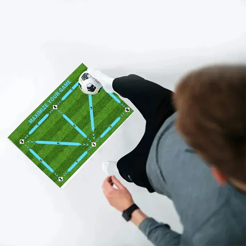 Football Footstep Training Foldable Carpet Entrance Door Mat Antislip Home Outdoor Kitchen Rug Hallway Bathroom Porch Floor Mats