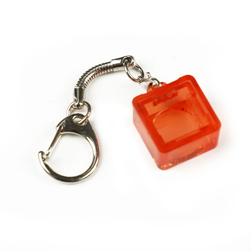 Game Mechanical Keyboard Keyshaft axis tester frame Decompression Personalized Port Transparent Tape Keychain Multiple Colors