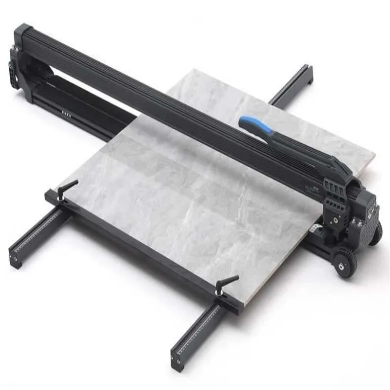 High precision manual tile pusher, convenient aluminum alloy square track pusher, specialized for cutting large rock slabs