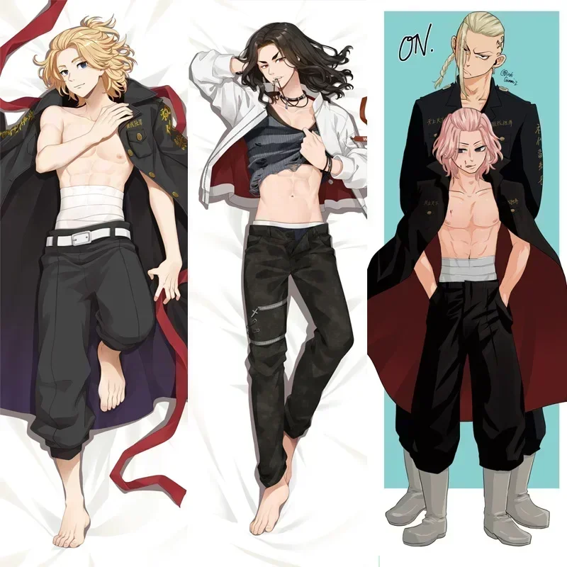 Anime Tokyo Avengers Body Kussensloop Dubbelzijdig 3d Printing Beddengoed Kan Worden Aangepast Lichaam Sexy Otaku Huis Vrouwelijke Kussensloop