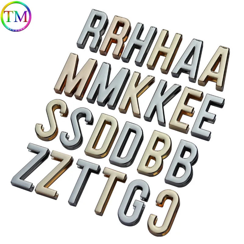 10/50pcs 26 Alphabet Buchstaben, Edelstahl Polieren lose Folie Großbuchstaben erste Perlen für Halskette Armband Schmuck herstellung