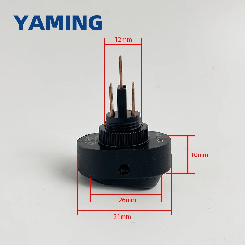 12V 30A Led Light DIY Rocker Toggle Switch SPST ON-OFF For Car Modification Truck Van Boat Push Button 3pins Black