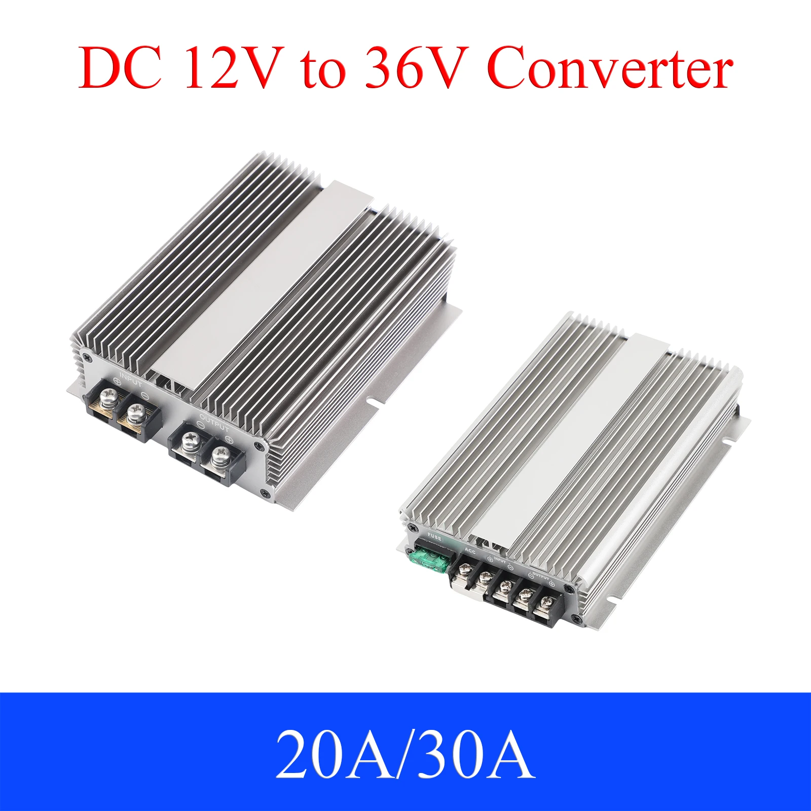 

DC 12V to 36V Power Converter 20A 30A Auto Boost Regulator Step-Up Voltage Supply Module For Car