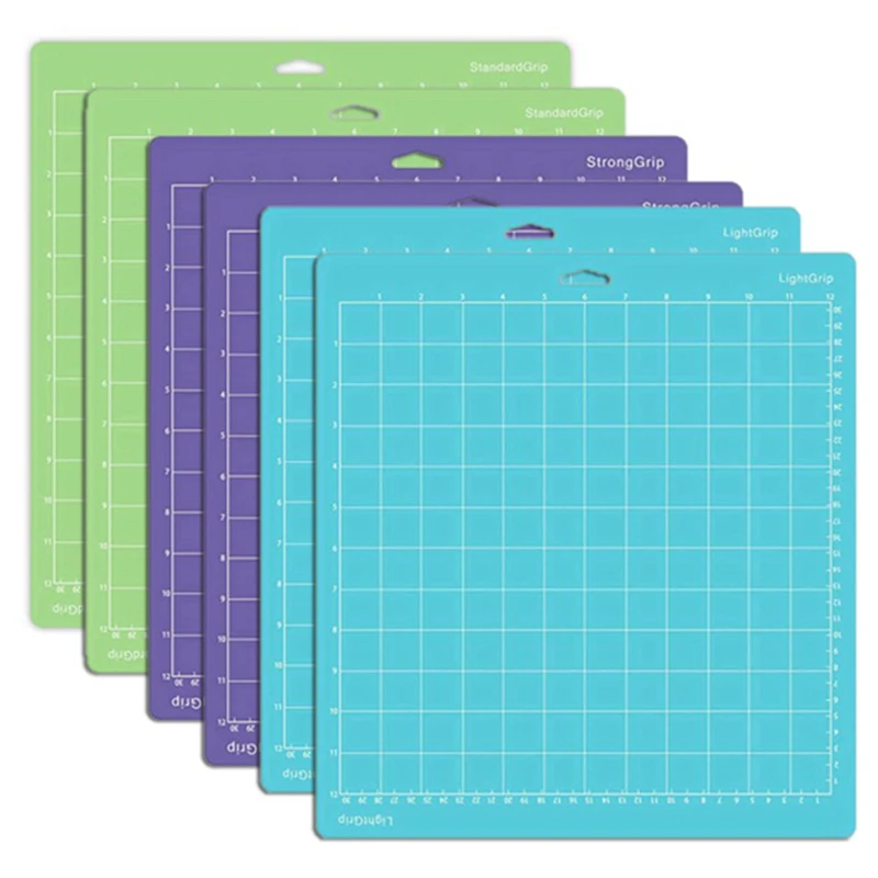 tapetes de corte para cricut maker aperto padrao aperto leve aperto forte explorar ar ar pack 12x12 01