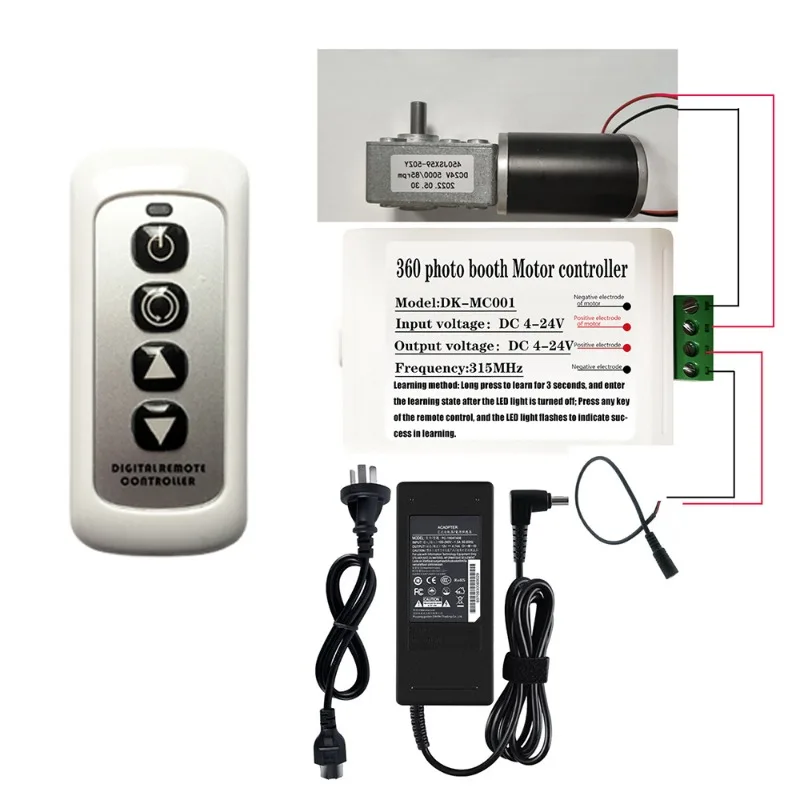 360-Degree Photo Booth Wedding Party Surround Shooting Equipment Motor Controller