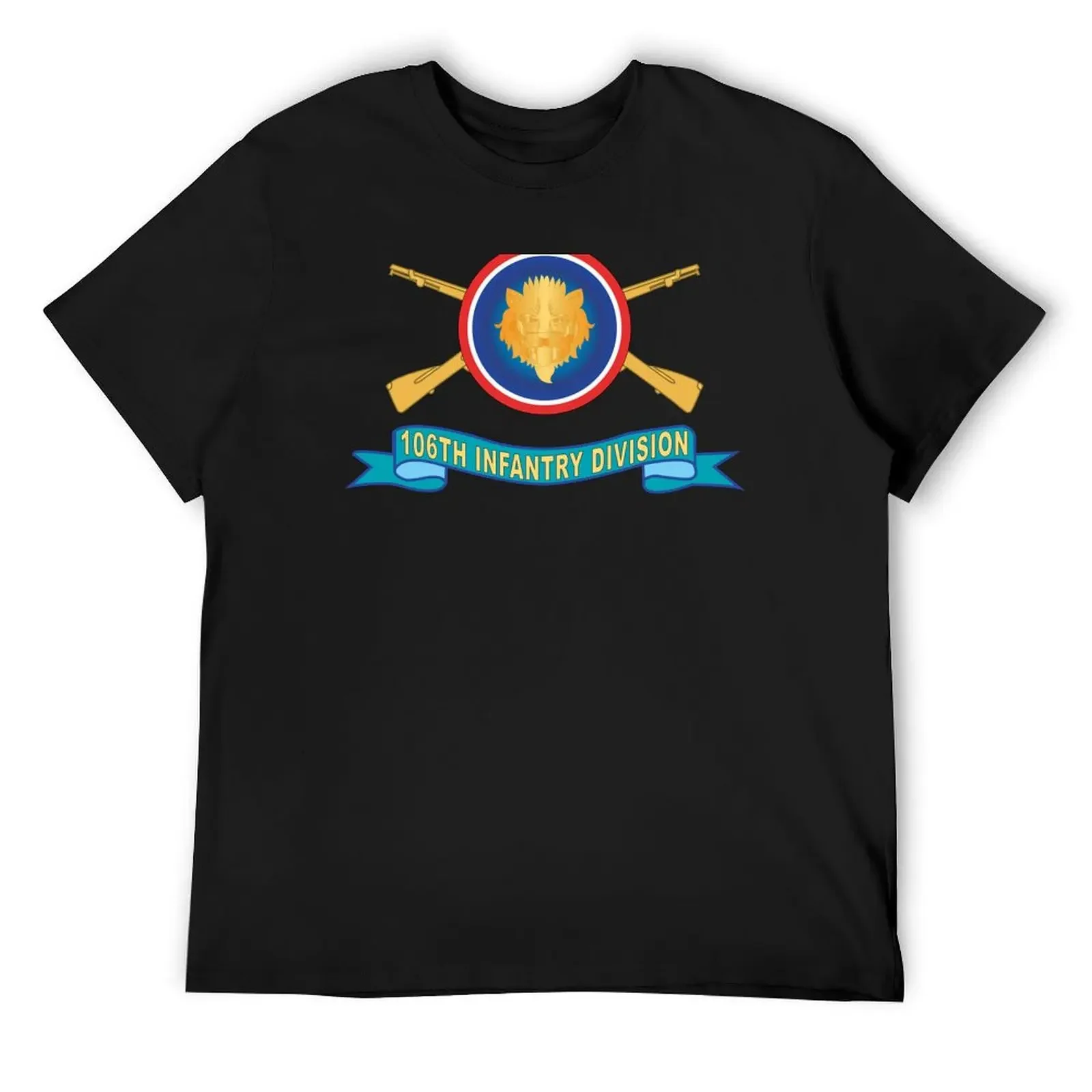 

Army - 106th Infantry Division - SSI w Br - Ribbon X 300 T-Shirt Louboutins custom t-shirts cute clothes blanks men tshirt