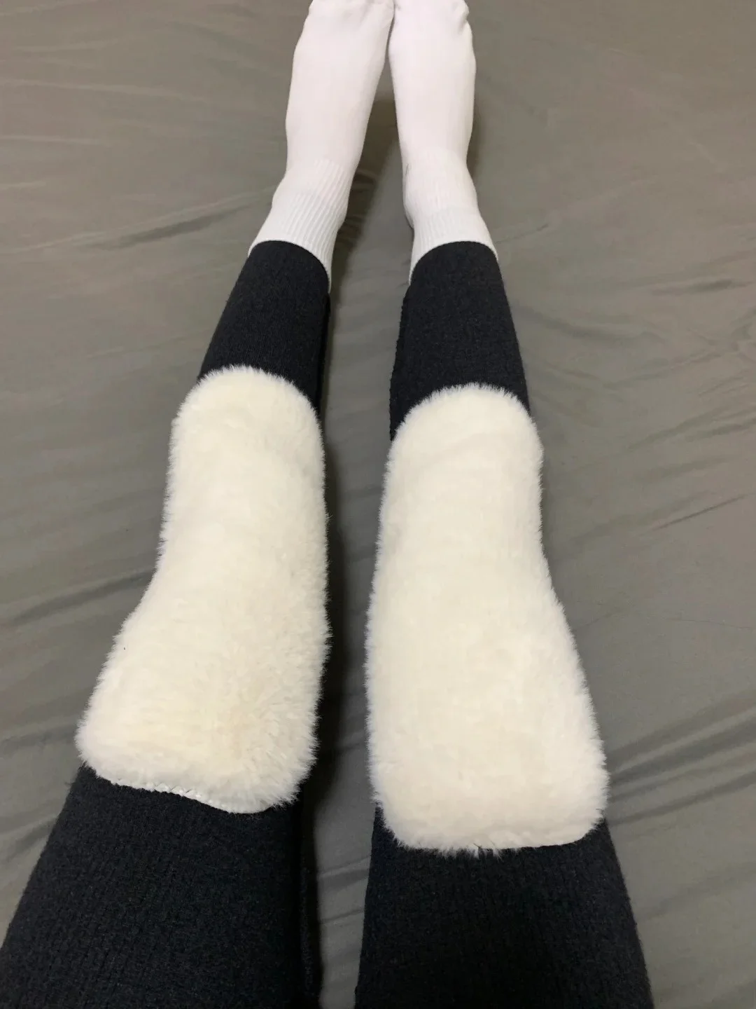 

Thickened Woolen Cotton Pants for Men And Women Harbin Winter Underwear High Waist Warmth Double Layer Youth Couple Wool Filling