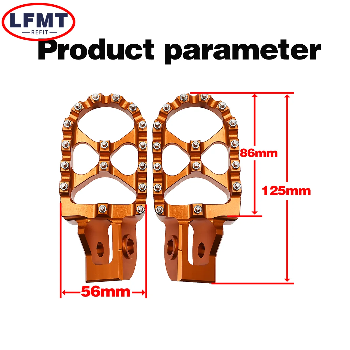 2017-2023 2018 CNC Foot Pegs Pedal Footrests For KTM 125 150 200 250 300 350 450 500 SX SXF XC XCF EXC EXCF XCW SX125 SX150 2016