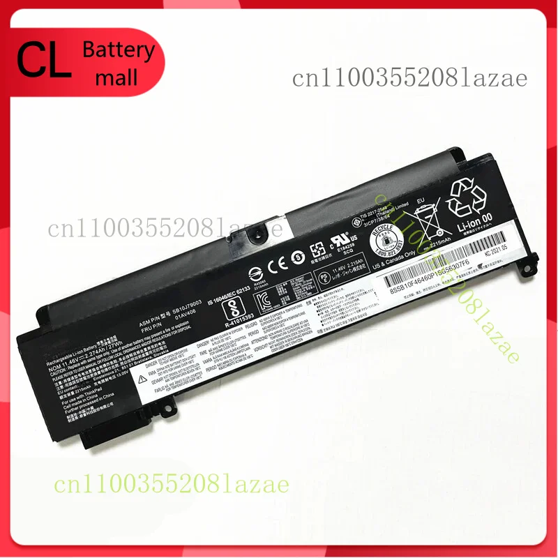

01AV405 01AV406 01AV407 00HW024 00HW025 Аккумулятор для Lenovo ThinkPad T460s T470s