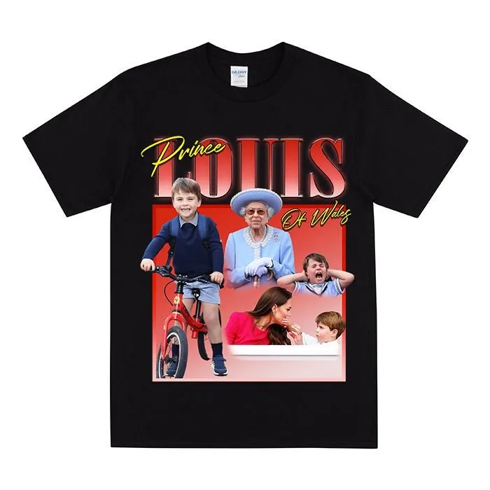 PRINCE LOUIS Homage T-shirt for Royal Family Fans Royal