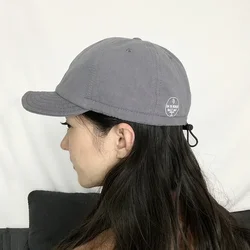 Gorra de béisbol de ala corta americana para hombres y mujeres, gorra de béisbol con visera de estilo coreano, cómoda, amigable con la piel, marca de moda Ins