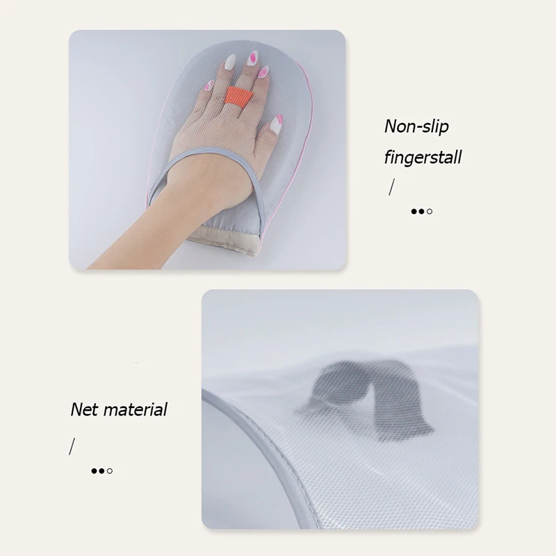 Handheld Mini Ironing Pad Heat Resistant Glove For Clothes Garment Steamer Sleeve Ironing Board Holder PortabLe Iron Table Rack