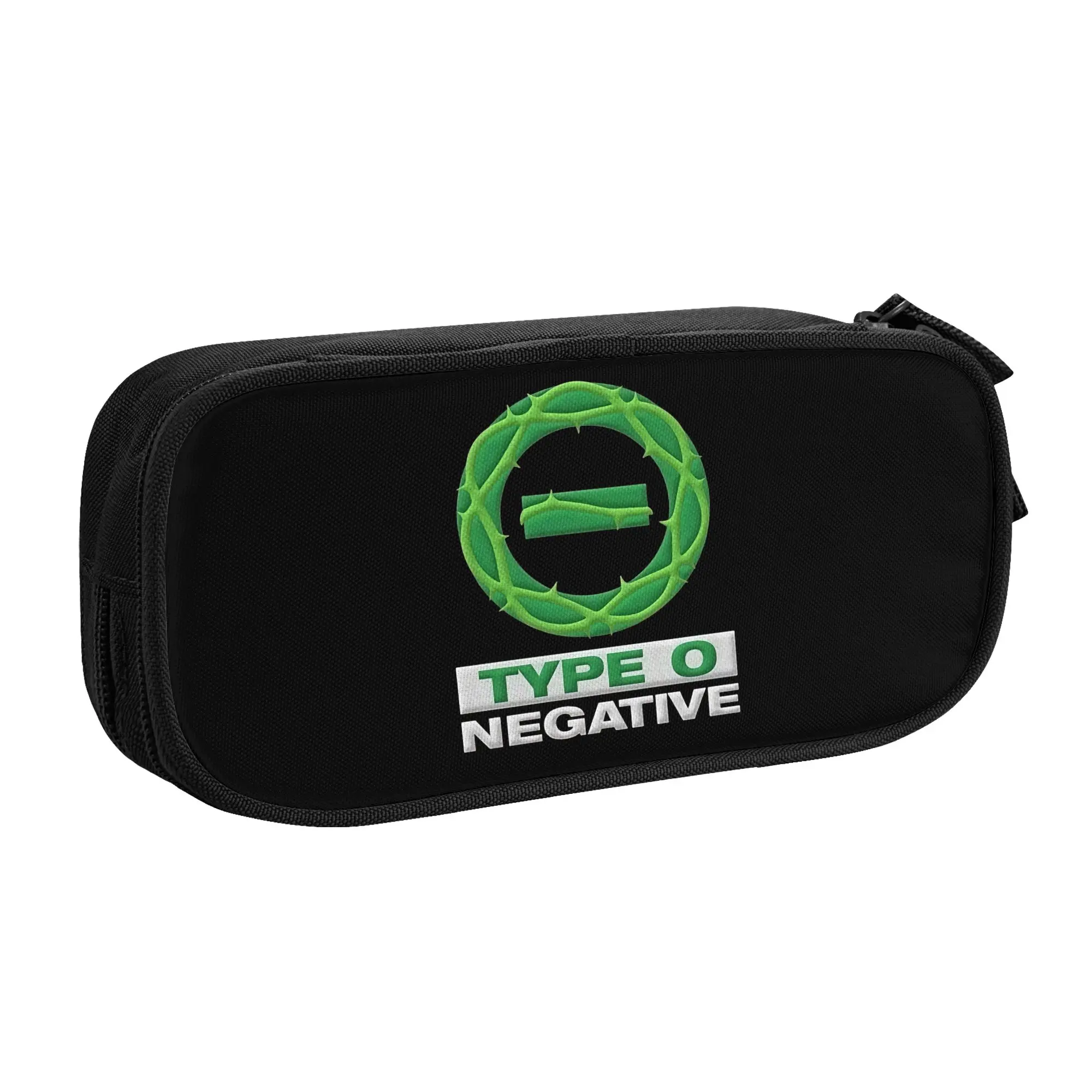 Cute Type O Negative Gothic Metal Band  Pencil Cases for Girls Boys Big Capacity  Pencil Bag Stationery