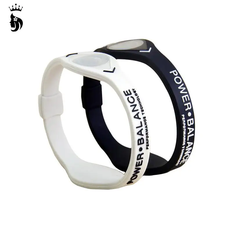 Braccialetto per la salute energetica Power Balance per braccialetti sportivi regalo con cinturino in Silicone agli ioni