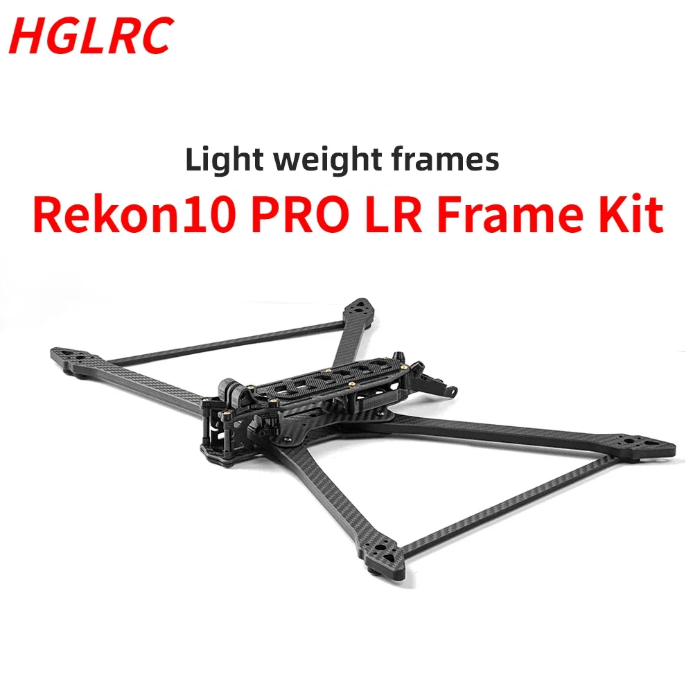 

Hglrc Rekon10 Pro Long Range Frame Kit 10inch For Rc Fpv Quadcopter Freestyle Drone