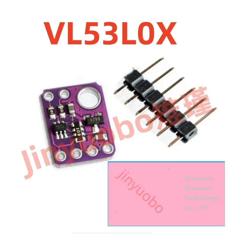 (1 piece) Purple board GY-530 VL53L0X laser ranging ToF ranging flight time ranging sensor module