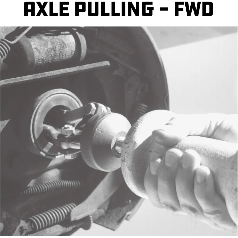 Powerbuilt 21-Piece Master Axle Puller Set for Car Bearing and Seal Removal - Vehicle Repair Tool Kit