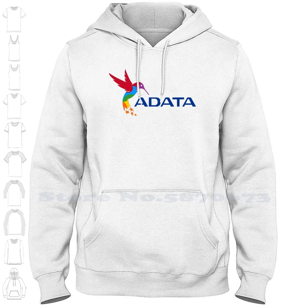 ADATA Logo Casual Clothing Sweatshirt 100% Cotton Graphic Hoodie