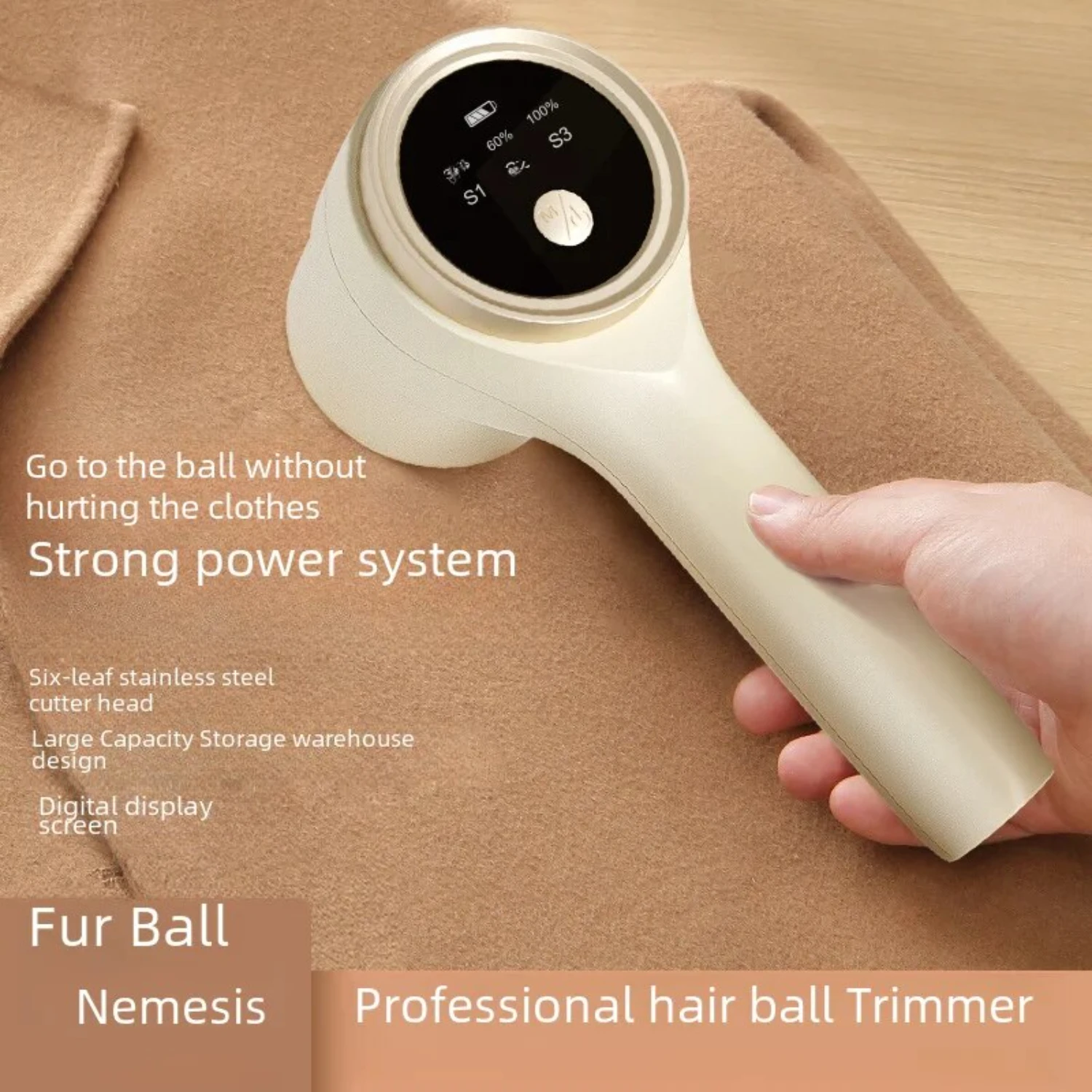 Portable Rechargeable  Lint Remover  Use Clothing Lint Removal Machine Easy To Carry Hair Removal Device Whal Hair crimper Vgr